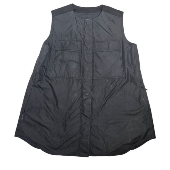 LAFAYETTE 148 black Willis Alpine longline‎ oversized utilitarian vest XL - Picture 1 of 10